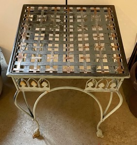 lot 193 image: Garden Accent Table