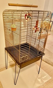 lot 361 image: Large Bird Cage on Stand