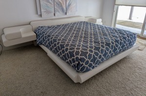 lot 294 image: Unique Platform King Bed Frame