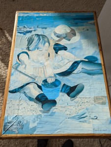 lot 315 image: Artist Designed Accent Table