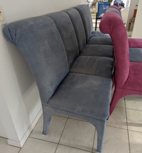 lot 317 image: Colorful Upholstered Dining Chairs