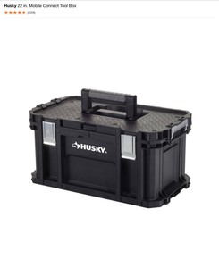 Husky 22 in. Mobile Connect Tool Box & 22 in. Connect Cantilever Tool Box. See Pictures