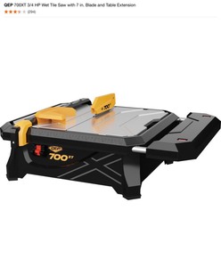 QEP 7 in. Wet Tile Saw & Rubi 26 in. Star Max Tile Cutters. Various Conditions. See Pictures