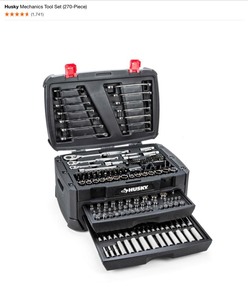 Husky Mechanics Tool Set (270-Piece). See Pictures