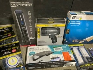 Assorted Brands of Battery Powered Lights, Chargers, HDMI Cables, Voltage Testers & Other Accessories & Goods. Various Conditions. See Pictures
