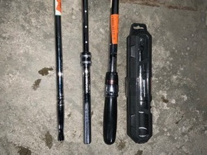Husky Breaker Bars & Different Sized Torque Wrenchs. Various Conditions. See Pictures