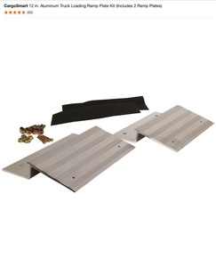 CargoSmart 12 in. Aluminum Truck Loading Ramp Plate Kits & TowSmart Ball Joints, X-Mount & Locks. See Pictures