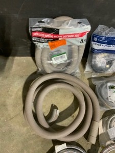 Different Brands of Dryer Power Cord, Washer Supply Lines, Discharge Hoses, Ice Maker Supply & More Various Conditions. See Pictures