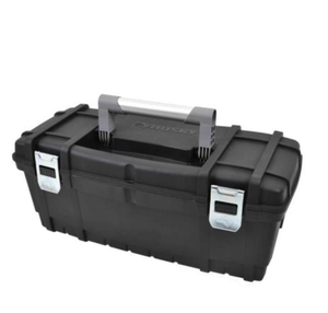lot 7 image: Husky 22 in. Connect Plastic Tool Box & 24 in. Tool Box in Black. See Pictures