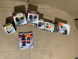 lot 23 image: Various Kinds of Defiant Electronic & Manual Deadbolts. See Pictures