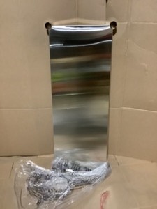 lot 37 image: TRINITY 48 in. W x 17 in. D Individual NSF Stainless Steel Kitchen Utility Table Shelf. See Pictures