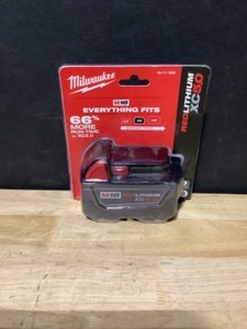 lot 46 image: Milwaukee M18 18-Volt 5.0 Ah Lithium-Ion XC Extended Capacity Battery Pack. See Pictures