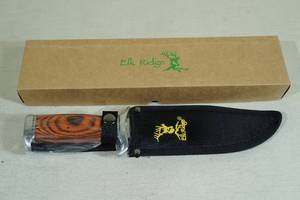 lot 52 image: Elk Ridge ER-012 Custom Design Stainless Steel Knife