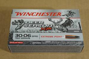 lot 64 image: 20 Winchester Deer Season XP .30-06 Sprg 150 Gr Extreme Point Ammo