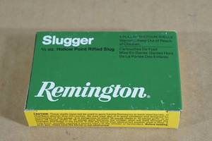 lot 113 image: 5 Remington Slugger 16 Gauge 2-34 45 Oz HP Rifled Slugs