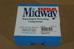lot 126 image: 100 Midway USA 45 Cal .451 200 Gr Plated HP Bullets