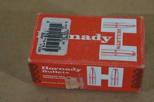 lot 138 image: 100 Hornady 6.5mm Cal .264 129 Gr Spire Point Bullets