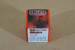 lot 140 image: 100 Hornady 22 Cal .224 55 Gr FMJ-BT Bullets with Cannelure