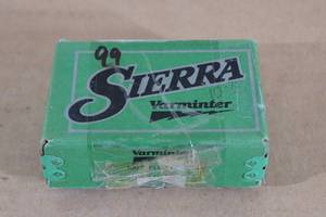 lot 155 image: 99 Sierra Varminter 6mm Cal .243 60 Gr HP Bullets