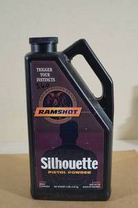 lot 166 image: Partial Can of Ram Shot Silhouette Pistol Gun Powder