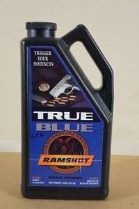 lot 167 image: Partial Can of Ram Shot True Blue Pistol Gun Powder