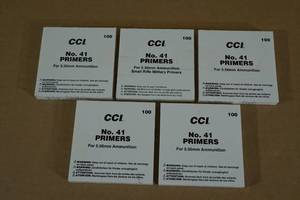 lot 187 image: 500 CCI No 41 Primers for 5.56mm Ammunition