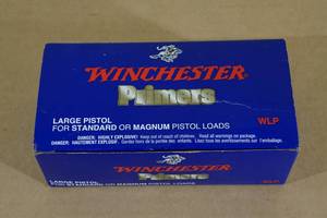 lot 188 image: 1000 Winchester WLP Large Pistol Standard or Magnum Primers