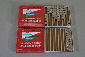 lot 190 image: 63 Remington No 57 Kleanbore Shotshell Primers