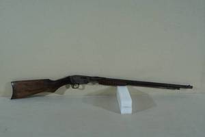 lot 2 image: Vintage Mossberg Model M .22 SLLR Pump Action Takedown Rifle
