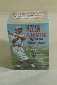 lot 18 image: Box of 2021 Topps Allen & Ginter World Champions Baseball Card Packs