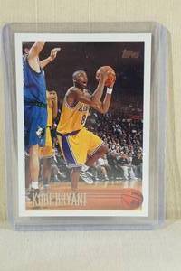 lot 25 image: 1996-97 Topps Kobe Bryant #138 Rookie Card