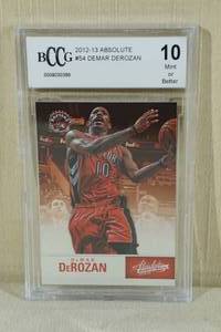 lot 30 image: 2012-13 Absolute DeMar DeRozan #54 Card - BCCG 10