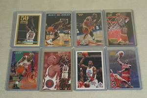 lot 82 image: Michael Jordan Cards - USA, All Star, Ultra