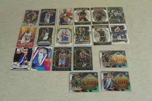lot 95 image: Basketball Insert Cards - Rodman, Malone, Curry, Jokic, AI, Booker