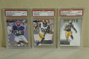 lot 101 image: PSA Graded Football Cards - Moulds, Bruce, Walker