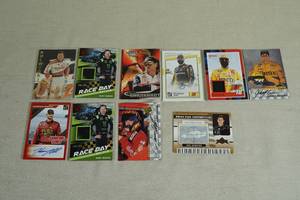 lot 131 image: Racing Cards - Kurt Busch Memorabilia, Earnhardt, Kulwicki, Autos