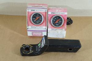 2 Mallory Automotive Gauges - Reese Hitch Ball Mount