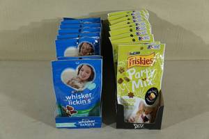 Purina Whisker Lickins and Friskies Party Mix Cat Treats