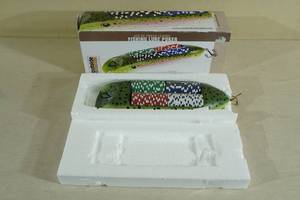 Outside Inside Fishing Lure Poker Chip Tray