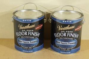 Varathane No Odor Poly Floor Finish - Clear, Satin
