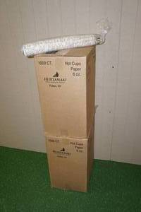 2000 Hot Paper Cups - 6 Oz