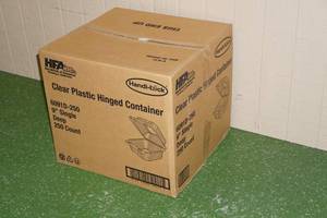 250 Handi-Lock Clear Plastic Hinged Containers - 9
