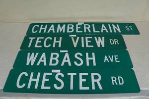 Assorted Street Signs