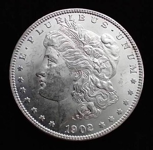 lot 1 image: 1902-O Morgan Dollar