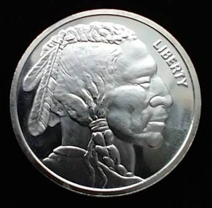 lot 3 image: 1 Oz Buffalo Silver Round