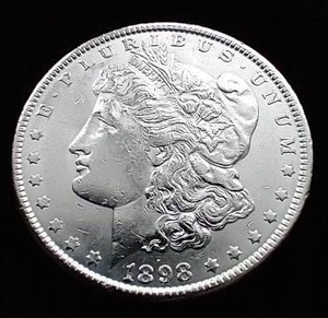 lot 15 image: 1898 Morgan Dollar