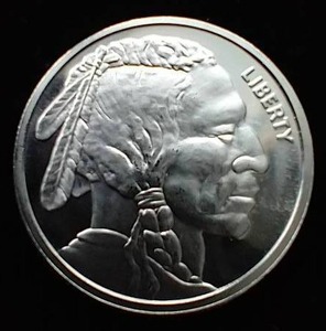 lot 27 image: 1 Oz Buffalo Silver Round