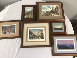 lot 346 image: Set of 6 Paintings