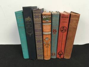 lot 78 image: Set of 7 Rare andor Antique Books