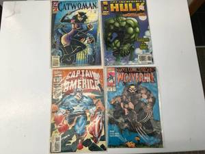 lot 89 image: Set of  4 MarvelDC Comics